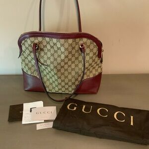 Authentic Gucci Bree Dome Shoulder Bag